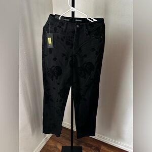 Wild fable size 4 new black rose pants
